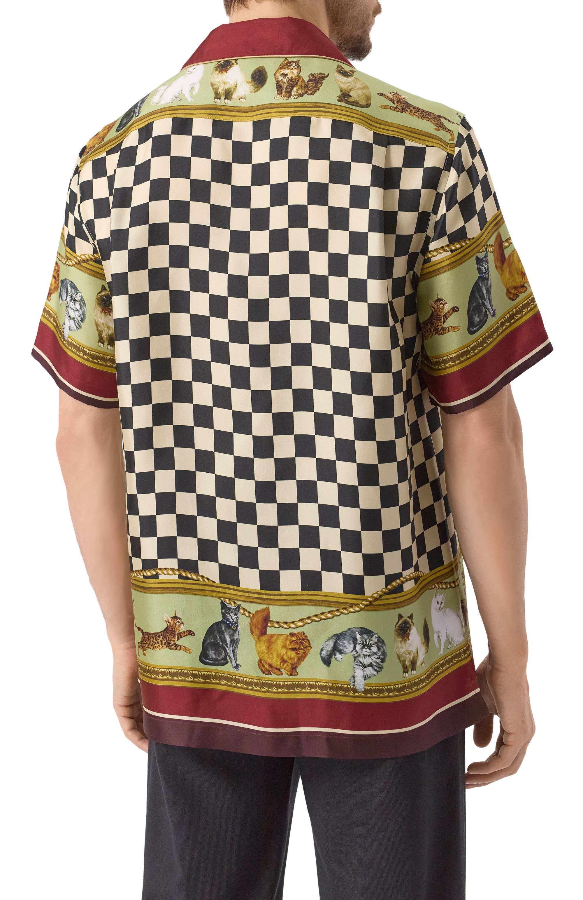 Шелковая рубашка DOLCE & GABBANA, арт. G5LH3T/HI1VV, фото 4