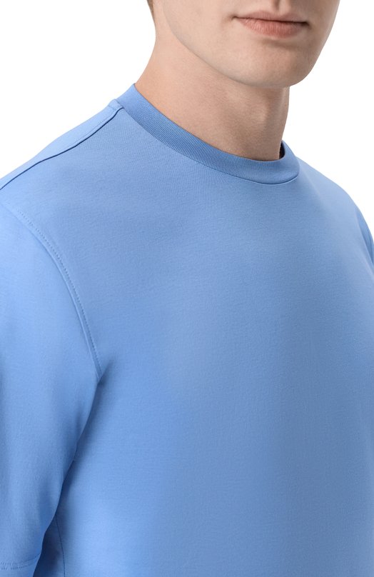 Хлопковая футболка MVST M26.CSM.K423/YAMU Голубой  M26.CSM.K423/YAMU Фото 5