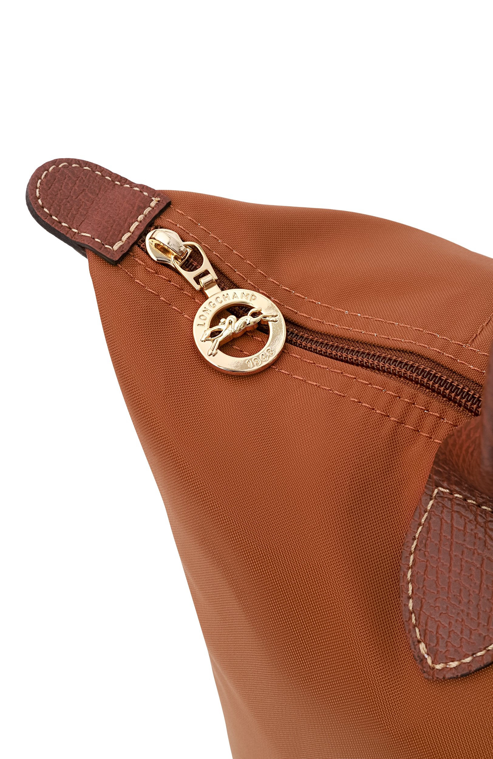 Сумка le pliage original medium LONGCHAMP коричневого цвета по цене 19950 руб., арт. L2605089/089, фото 6 Сумка le pliage original medium LONGCHAMP, арт. L2605089/089, фото 6