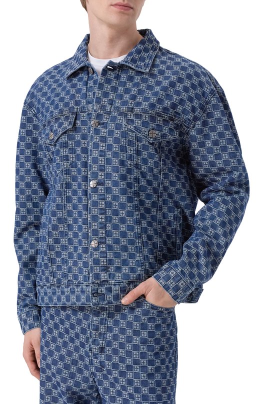 Джинсовая куртка Ksubi MFA25JK013 Синий  MFA25JK013 Фото 3