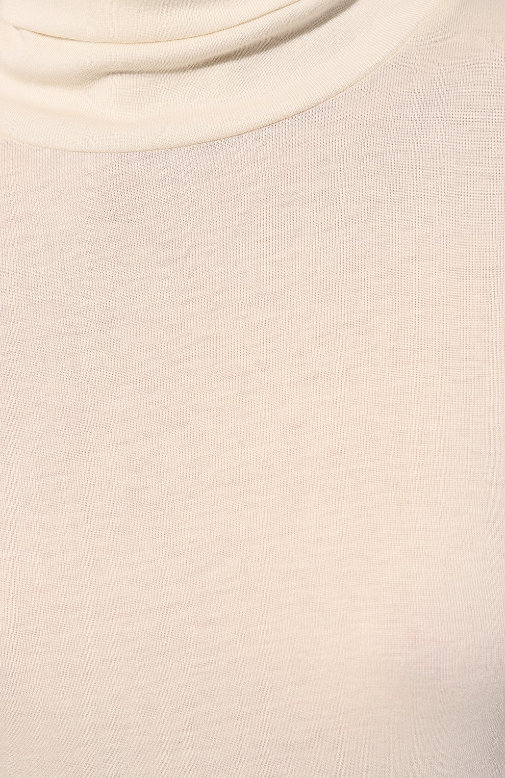 Водолазка HELMUT LANG молочного цвета по цене 21300 руб., арт. 001HW518, фото 5 Водолазка HELMUT LANG, арт. 001HW518, фото 5