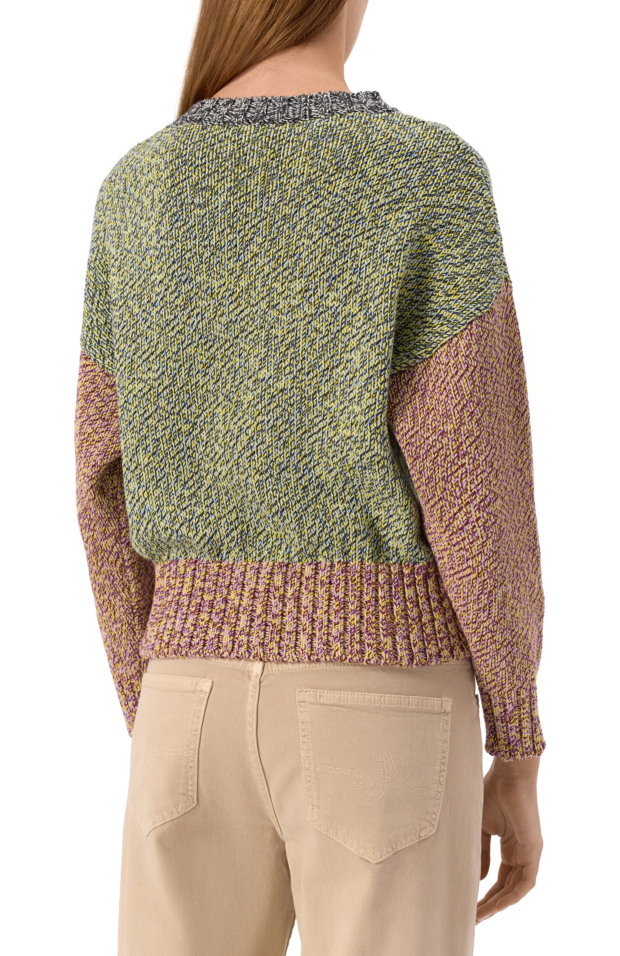 Свитер из хлопка и шерсти WEEKEND MAX MARA, арт. L0LA, фото 4