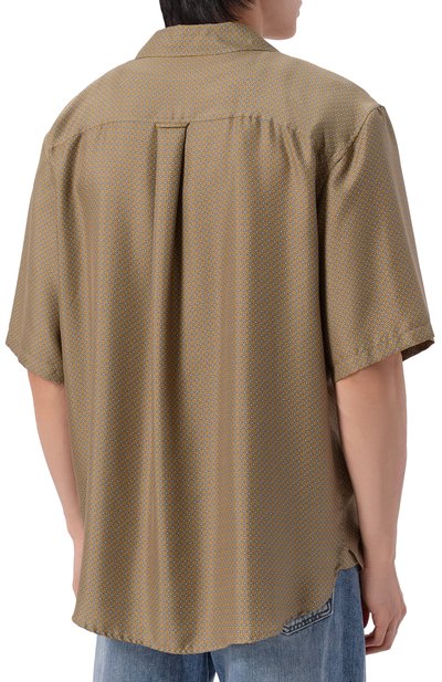 Шелковая рубашка SAINT LAURENT, арт. 860621/Y2N62, фото 4