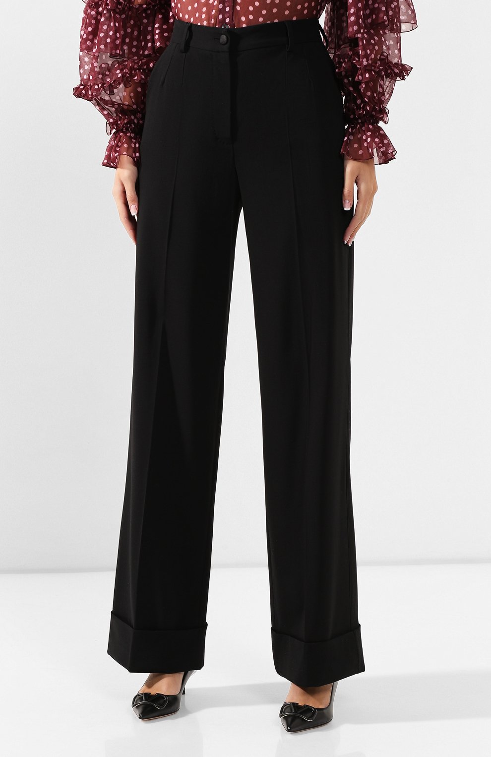 Шерстяные брюки DOLCE & GABBANA, арт. FTBM0T/FUCC6, фото 3