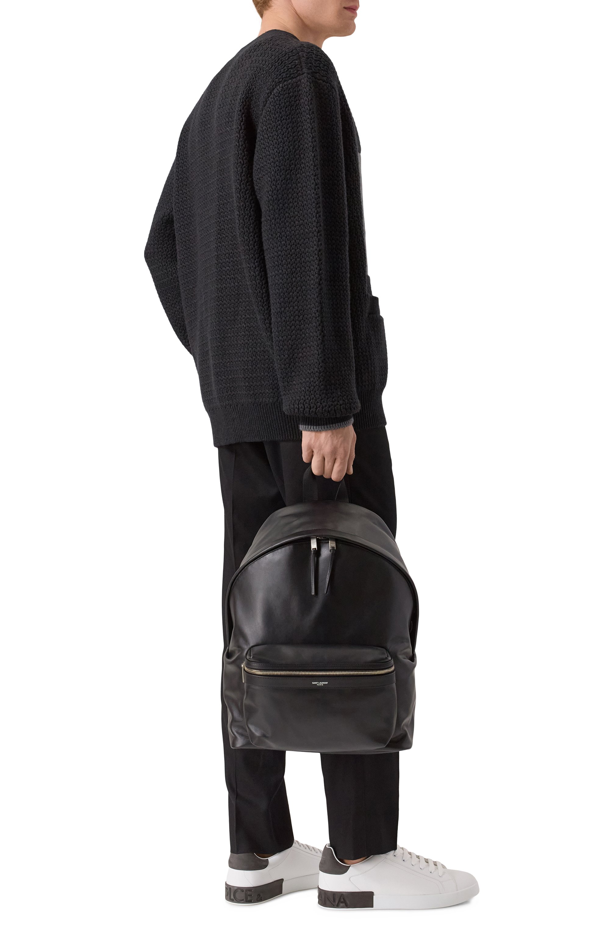 Рюкзак city SAINT LAURENT черного цвета по цене 216500 руб., арт. 534967/AAE8M, фото 7 Рюкзак city SAINT LAURENT, арт. 534967/AAE8M, фото 7