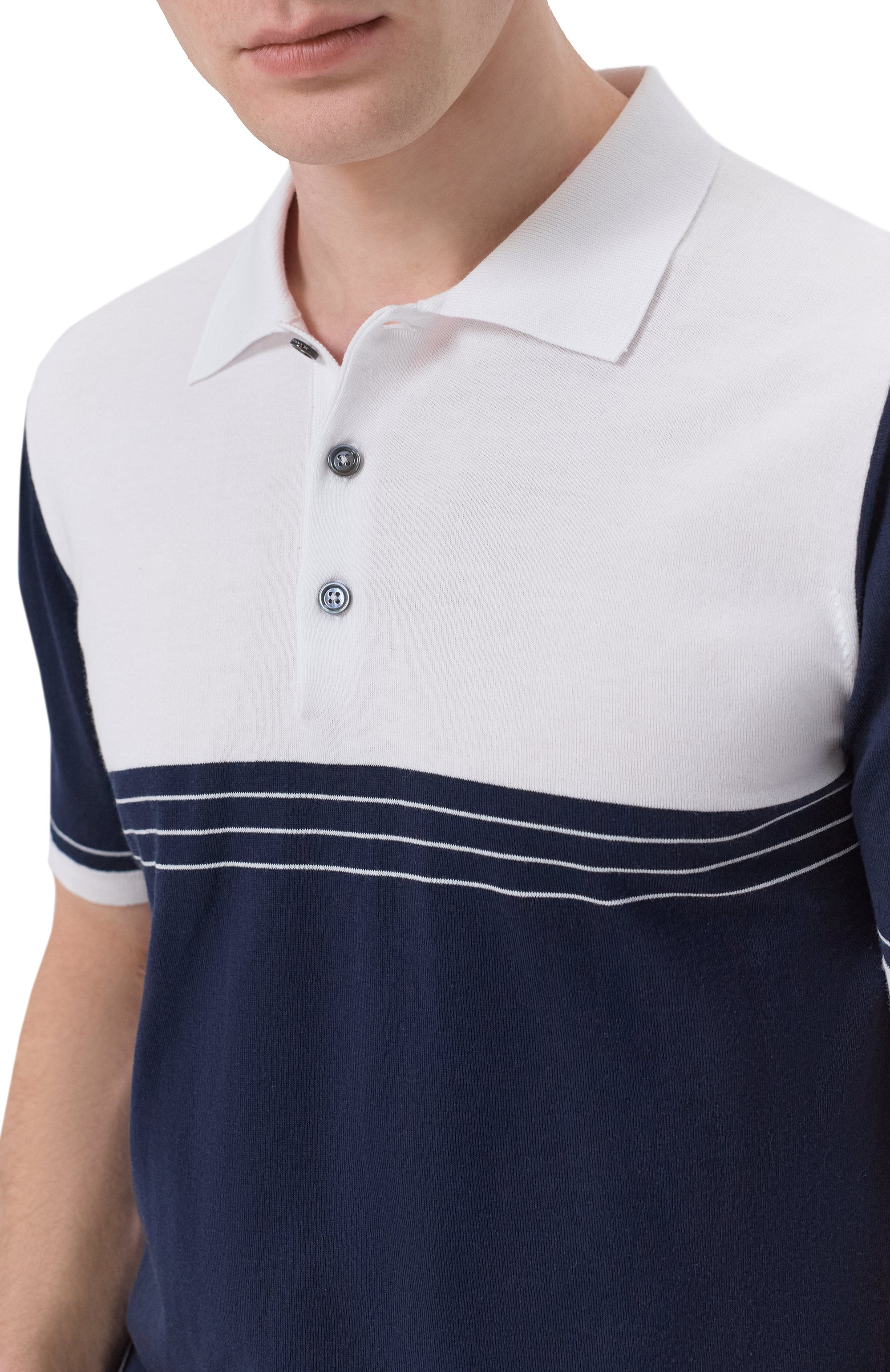 Хлопковое поло KITON, арт. UMK0928, фото 5