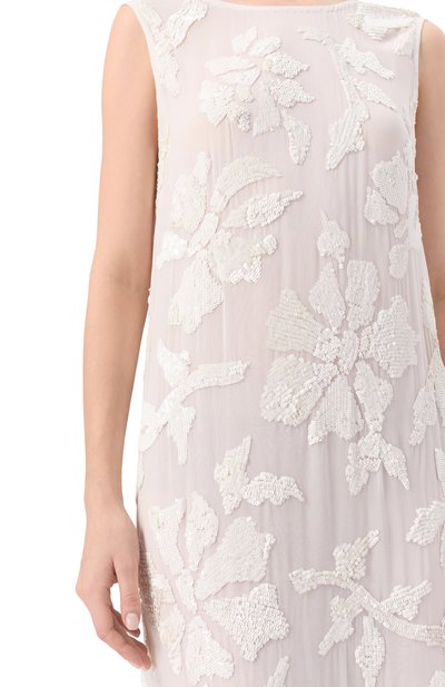 Платье из вискозы с отделкой пайетками P.A.R.O.S.H., арт. D722506, фото 5