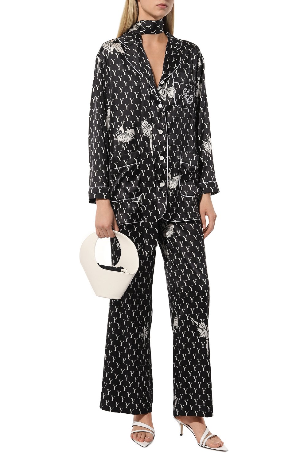 Атласная блузка YANINA, арт. T-2420A/7, фото 2