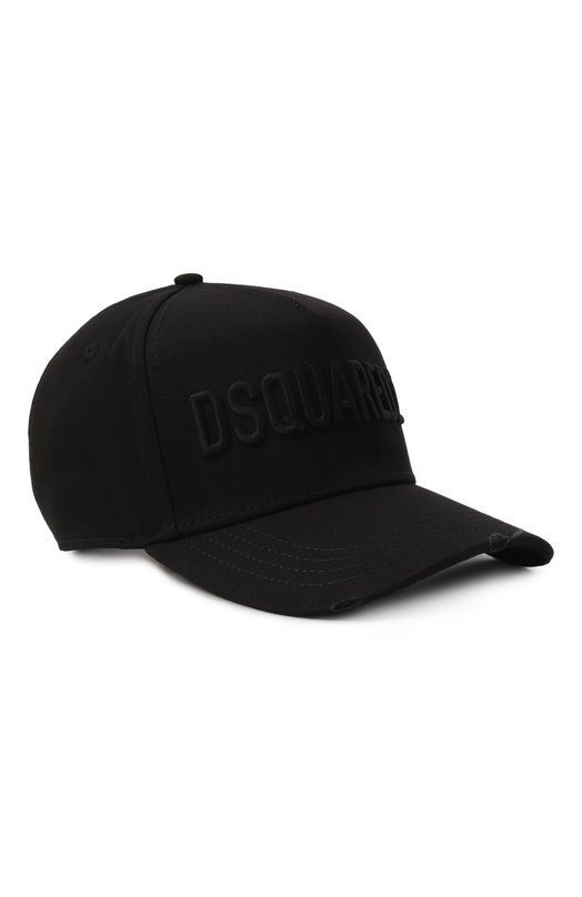 Хлопковая бейсболка Dsquared2 BCM0660/05C00001 Чёрный BCM0660/05C00001