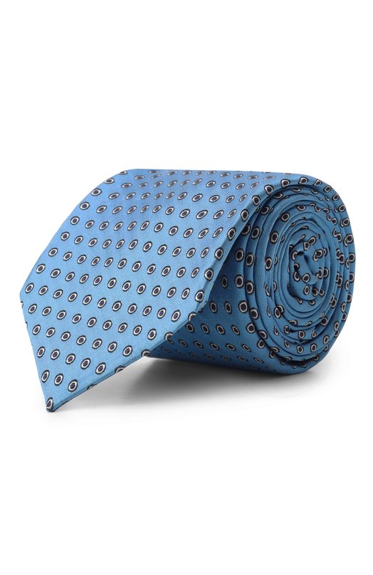Шелковый галстук Kiton UCRVKPC06L8101 Голубой UCRVKPC06L8101