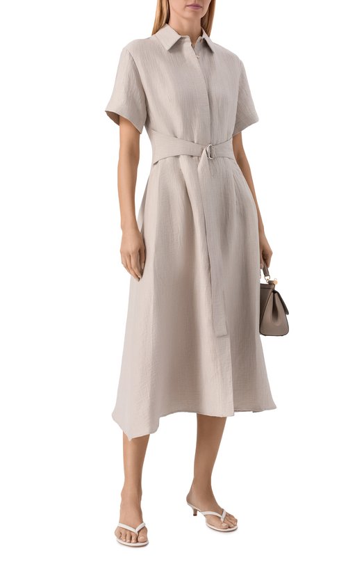 Льняное платье Antonelli Firenze Q6048/978 Серый  Q6048/978 Фото 2