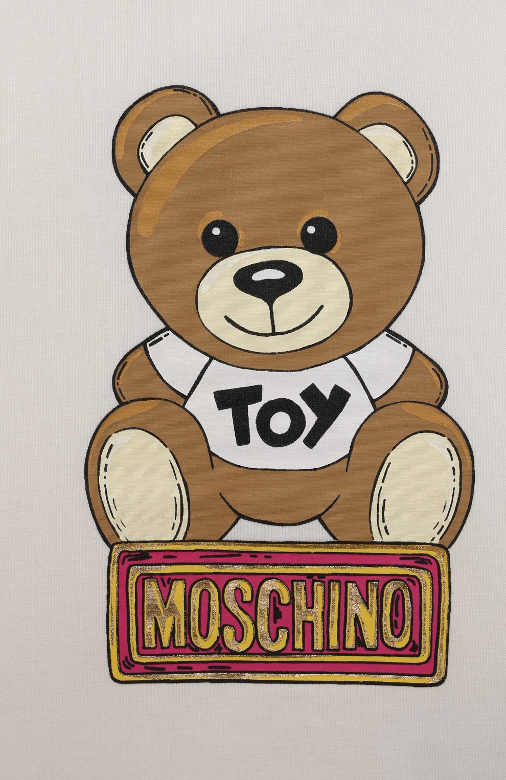 Хлопковая футболка MOSCHINO, арт. HDM055/LBA11/4A-8A, фото 3