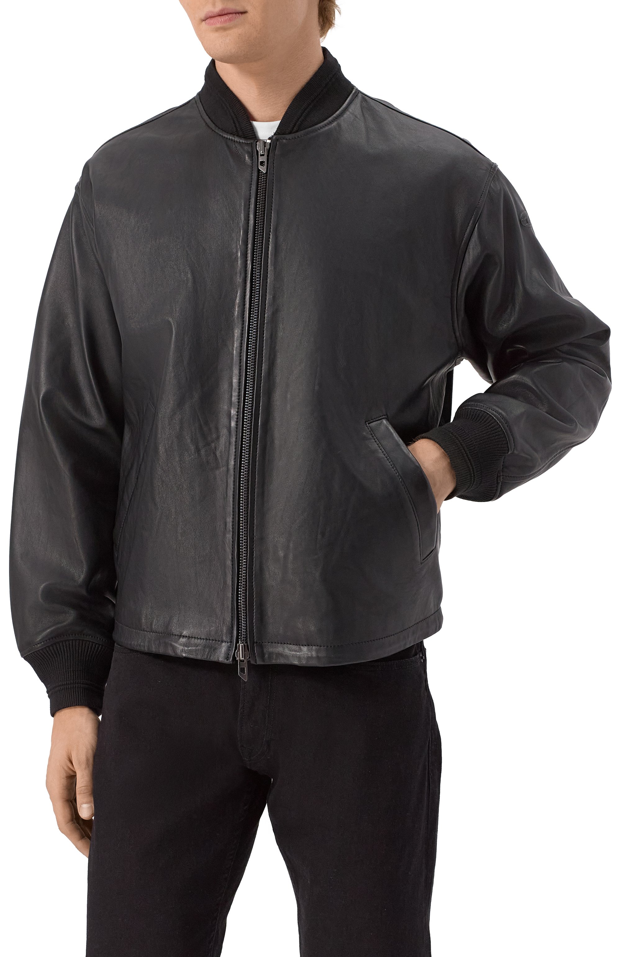 Кожаная куртка DIESEL, арт. A16865/0PFAH, фото 3