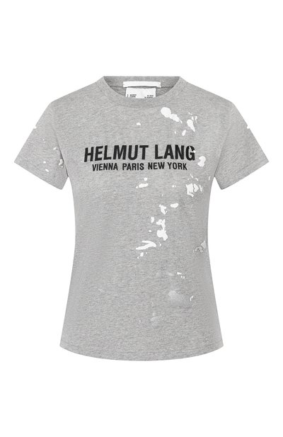 Женская хлопковая футболка HELMUT LANG, арт. J09DW505