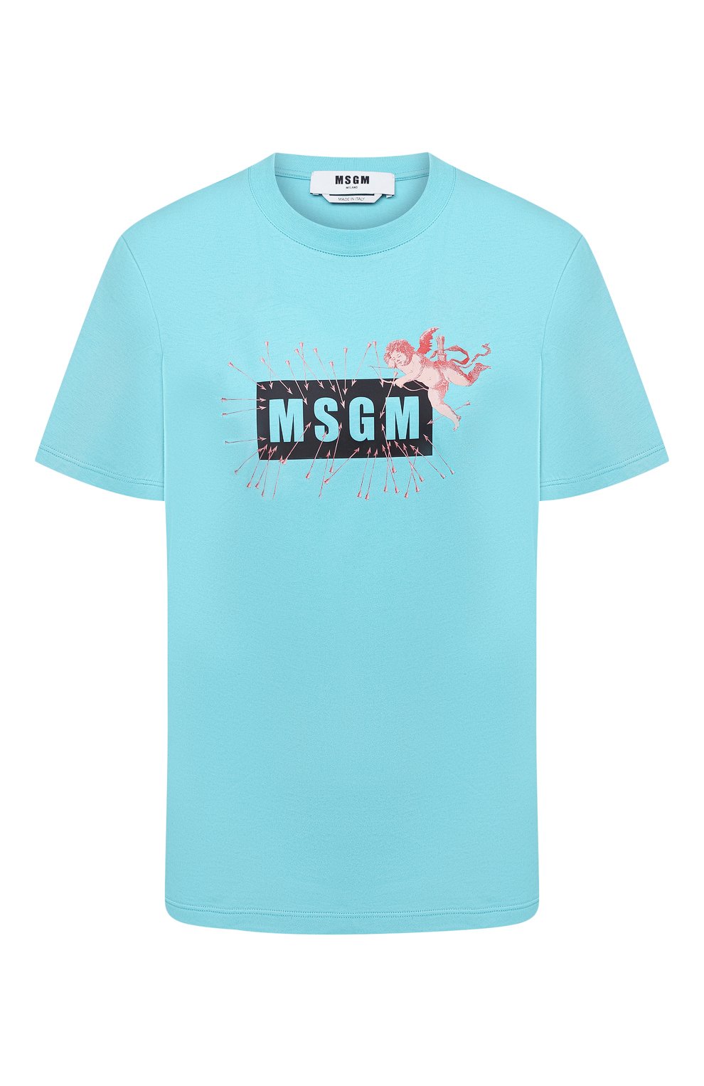 Хлопковая футболка MSGM, арт. 2941MDM181 207798, фото 1