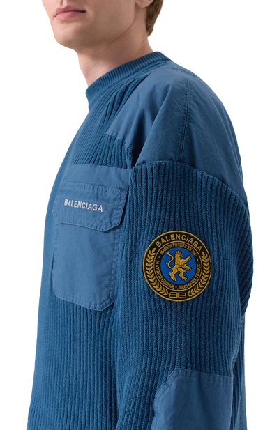 Хлопковый свитер BALENCIAGA, арт. 833238/T3386, фото 5