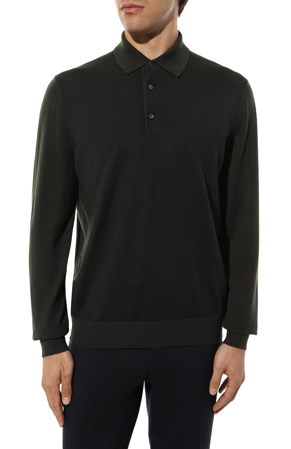 Поло из шерсти и шелка STEFANO RICCI, арт. KE06001AP1/E23302/ALMIS, фото 3