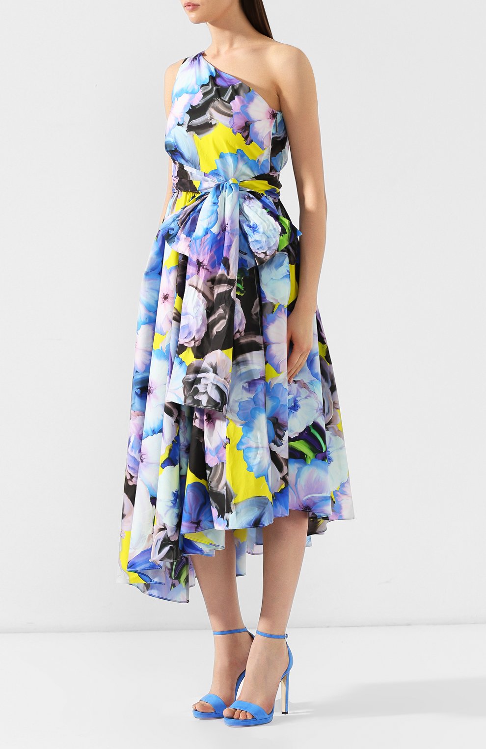 Хлопковое платье MSGM синего цвета по цене 48950 руб., арт. 2642MDA241 195355, фото 3 Хлопковое платье MSGM, арт. 2642MDA241 195355, фото 3