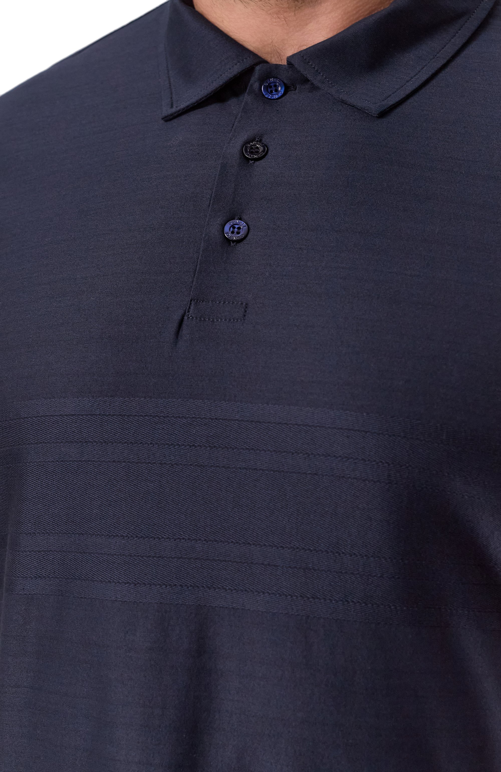 Хлопковое поло CANALI, арт. T0238B/MJ02242, фото 5