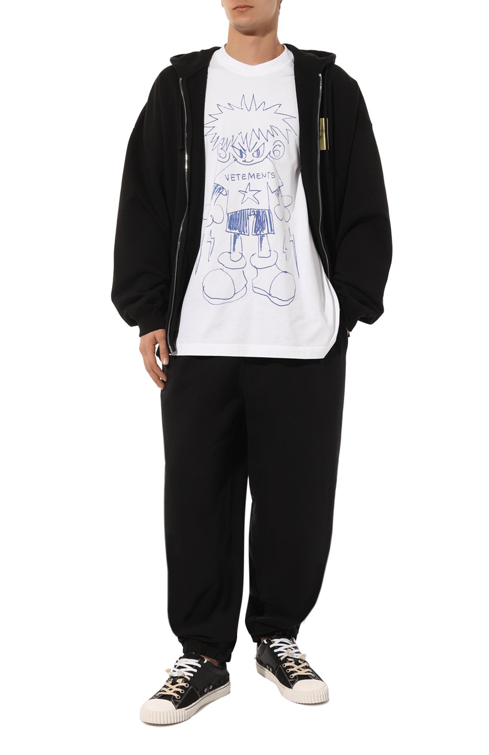 Хлопковая футболка VETEMENTS, арт. UE64TR340W, фото 5