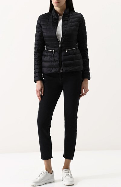 Приталенный стеганый пуховик с воротником-стойкой MONCLER, арт. D1-093-46333-94-53048, фото 2