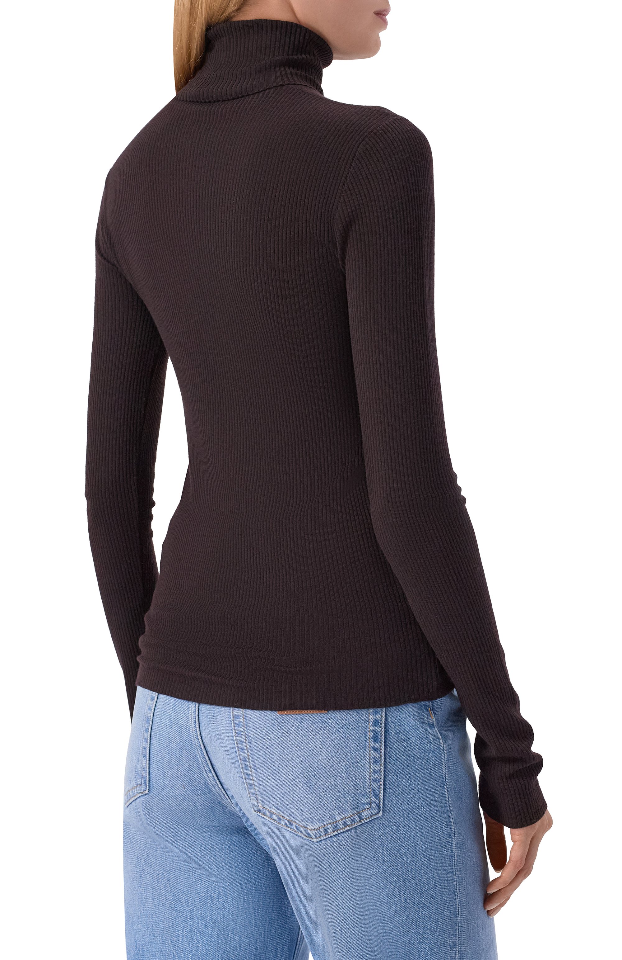 Шерстяная водолазка LORO PIANA коричневого цвета по цене 206000 руб., арт. FAN1196, фото 4 Шерстяная водолазка LORO PIANA, арт. FAN1196, фото 4