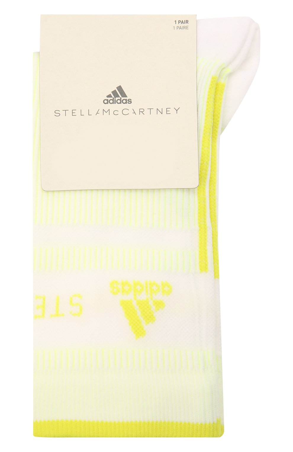 Носки ADIDAS BY STELLA MCCARTNEY желтого цвета по цене 1510 руб., арт. GQ7072, фото 1 Носки ADIDAS BY STELLA MCCARTNEY, арт. GQ7072, фото 1