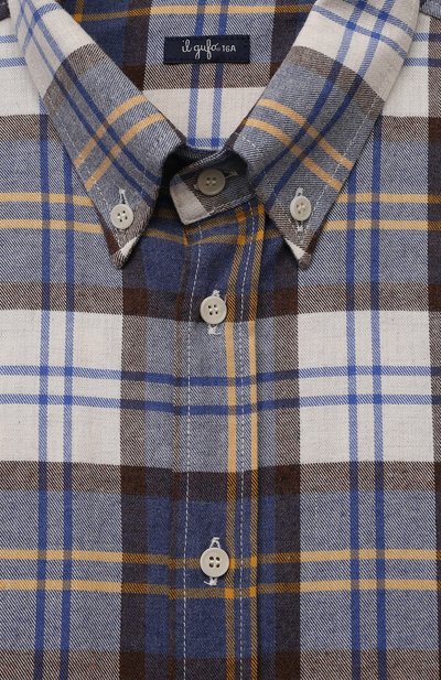 Хлопковая рубашка IL GUFO, арт. A23CL154C3144/16A, фото 3