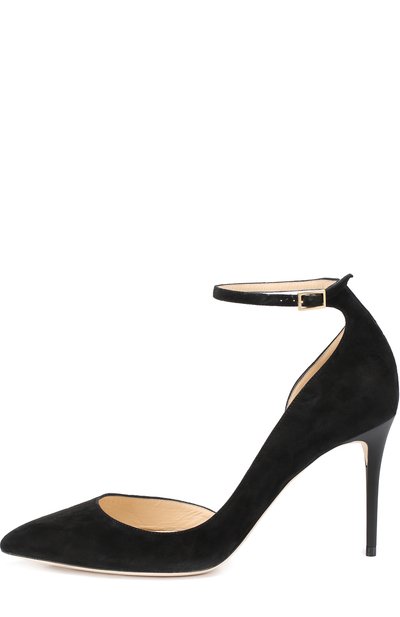 Замшевые туфли lucy с ремешком на щиколотке JIMMY CHOO, арт. LUCY 85/SUE, фото 3