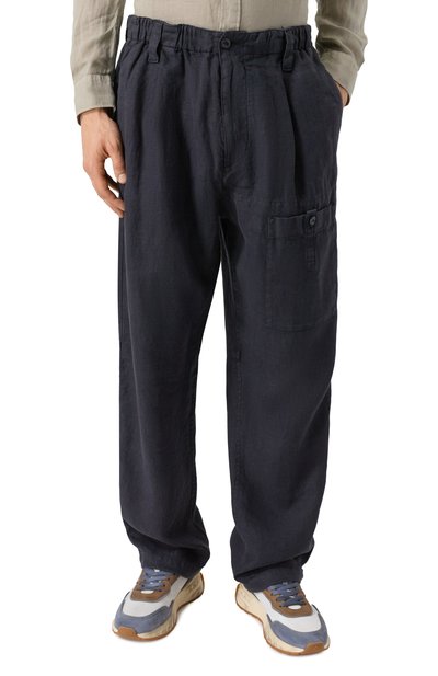 Льняные брюки C.P. COMPANY, арт. 18CMPA270A1103410, фото 3