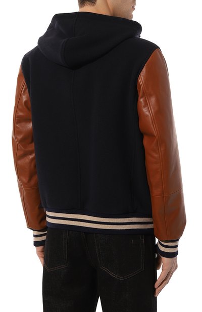 Комбинированный бомбер BRUNELLO CUCINELLI, арт. MY4141967, фото 4