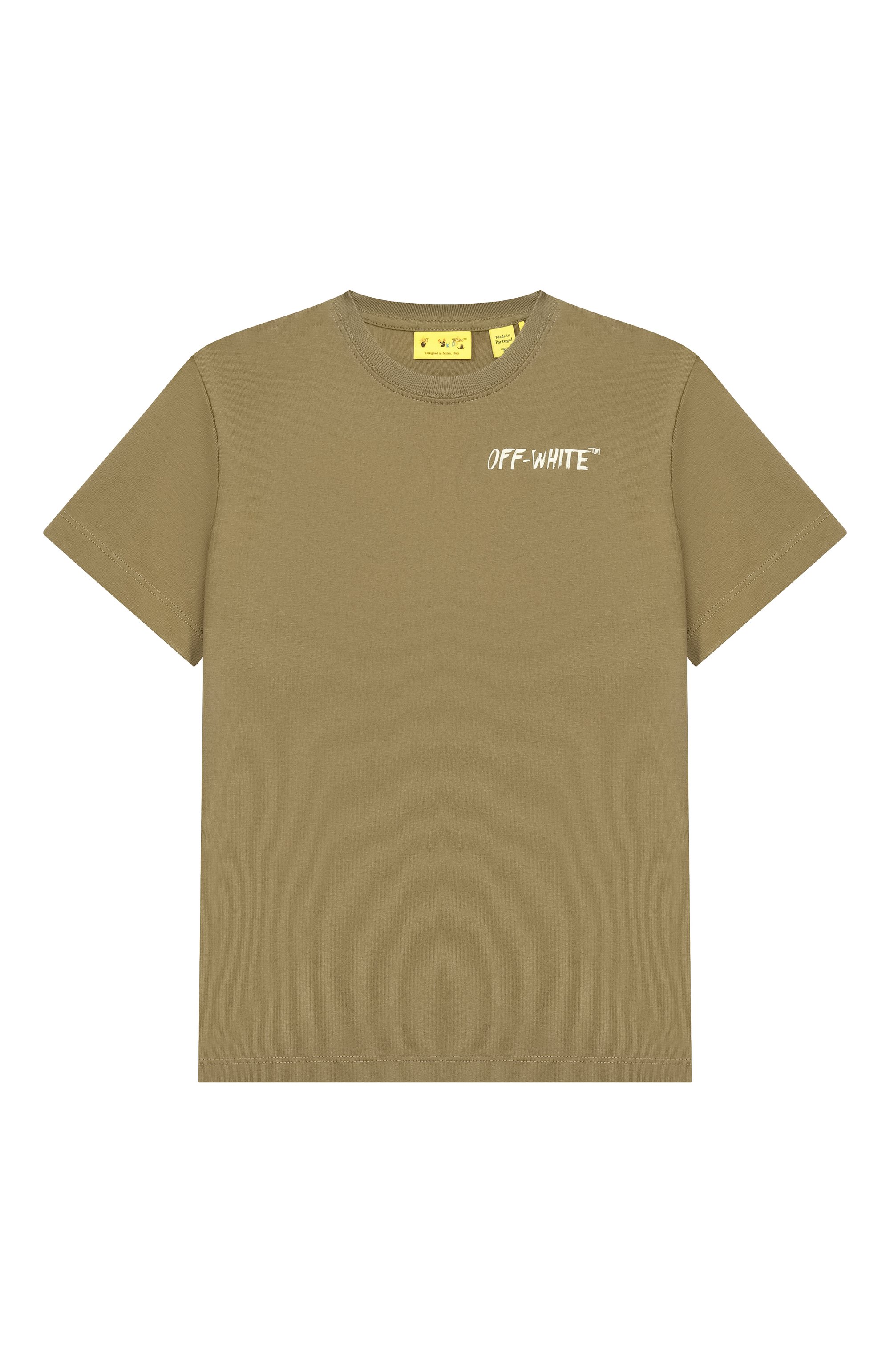 Хлопковая футболка OFF-WHITE, арт. 0BAA002S26JER005_001, фото 1
