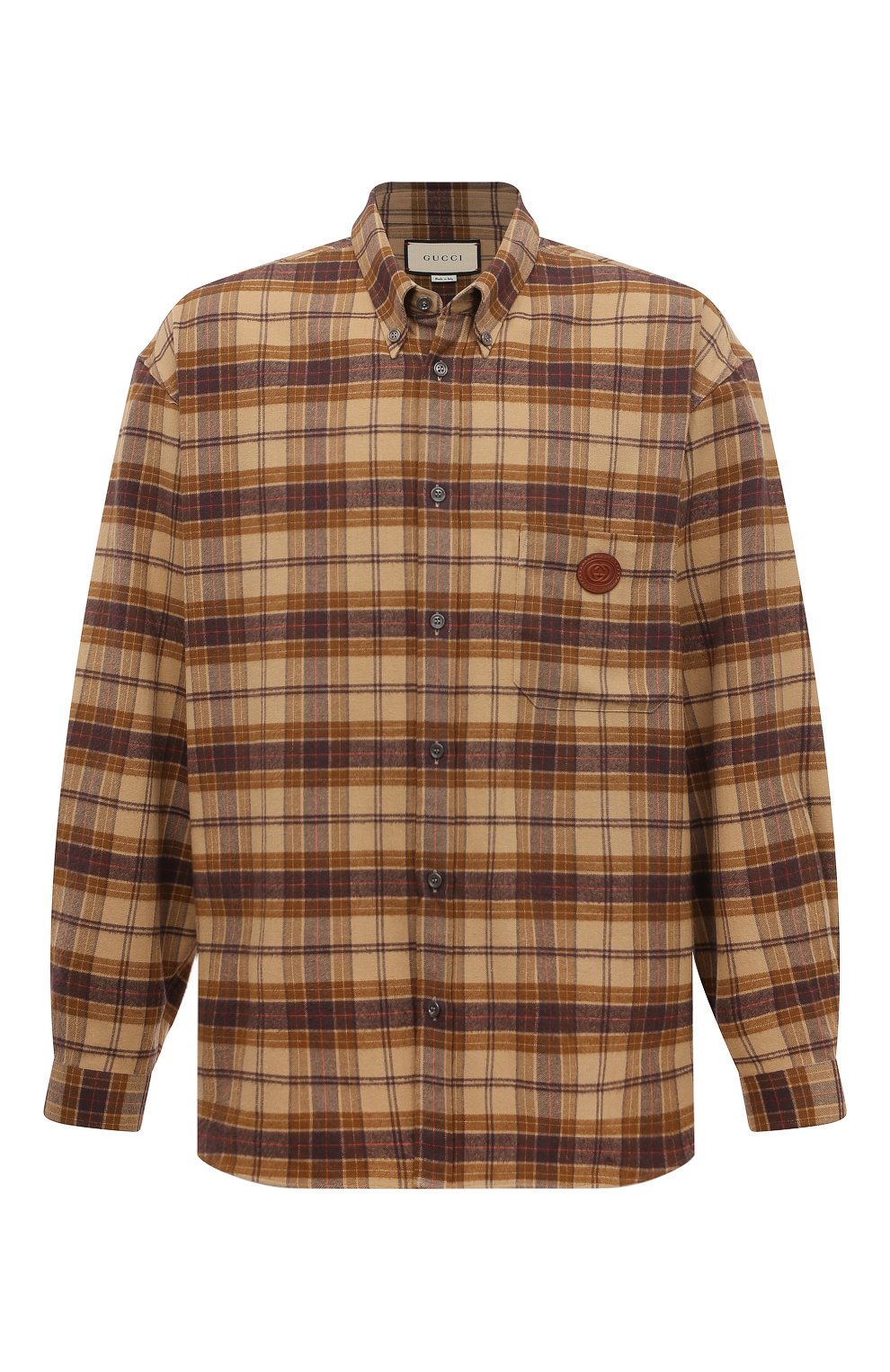 Хлопковая рубашка GUCCI, арт. 629755 Z8AK2, фото 1