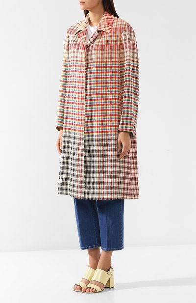 Пальто из вискозы и льна DRIES VAN NOTEN, арт. 191-30205-7348, фото 3