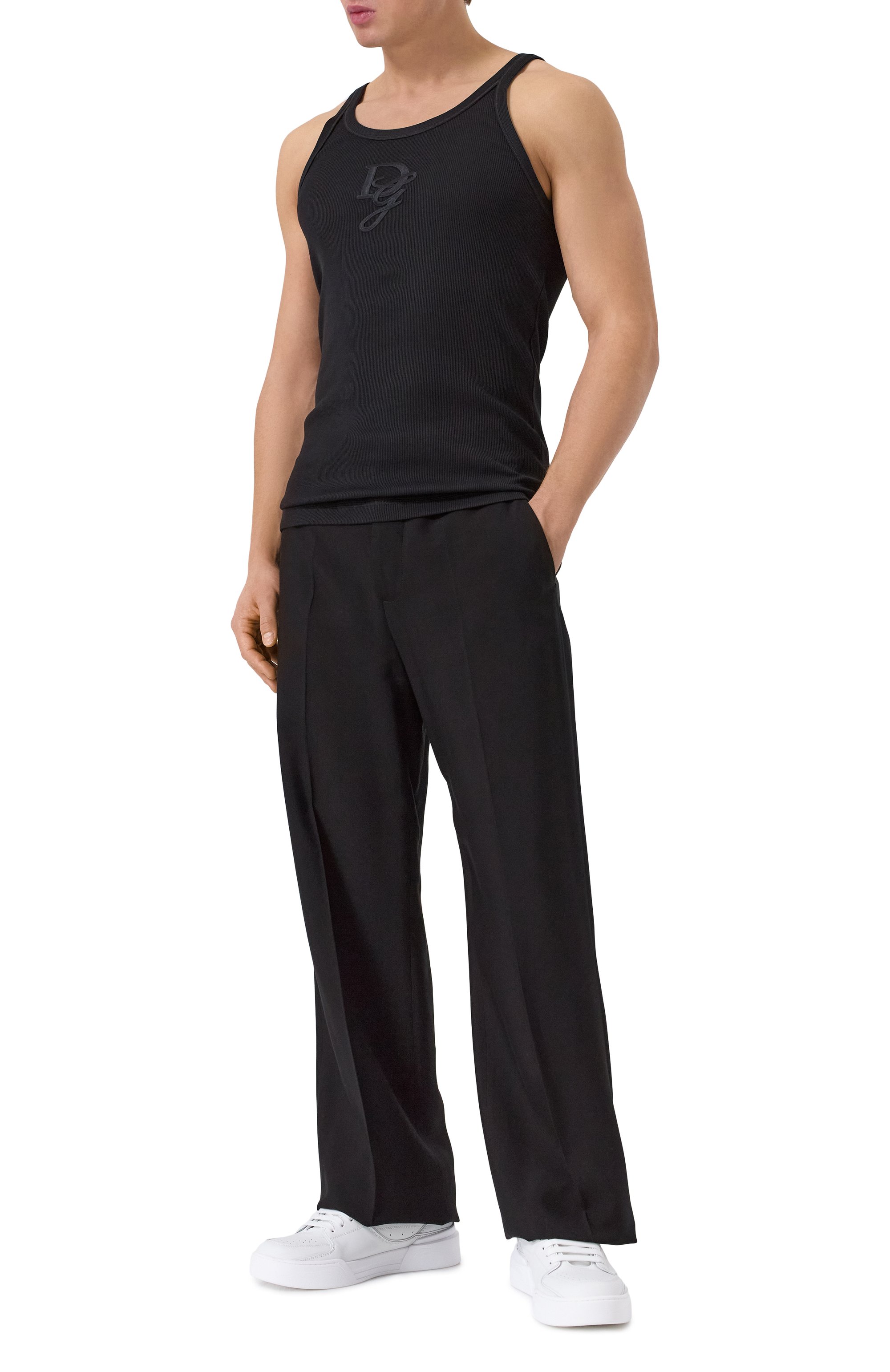 Хлопковая майка DOLCE & GABBANA, арт. G8PA8Z/G7N4G, фото 2