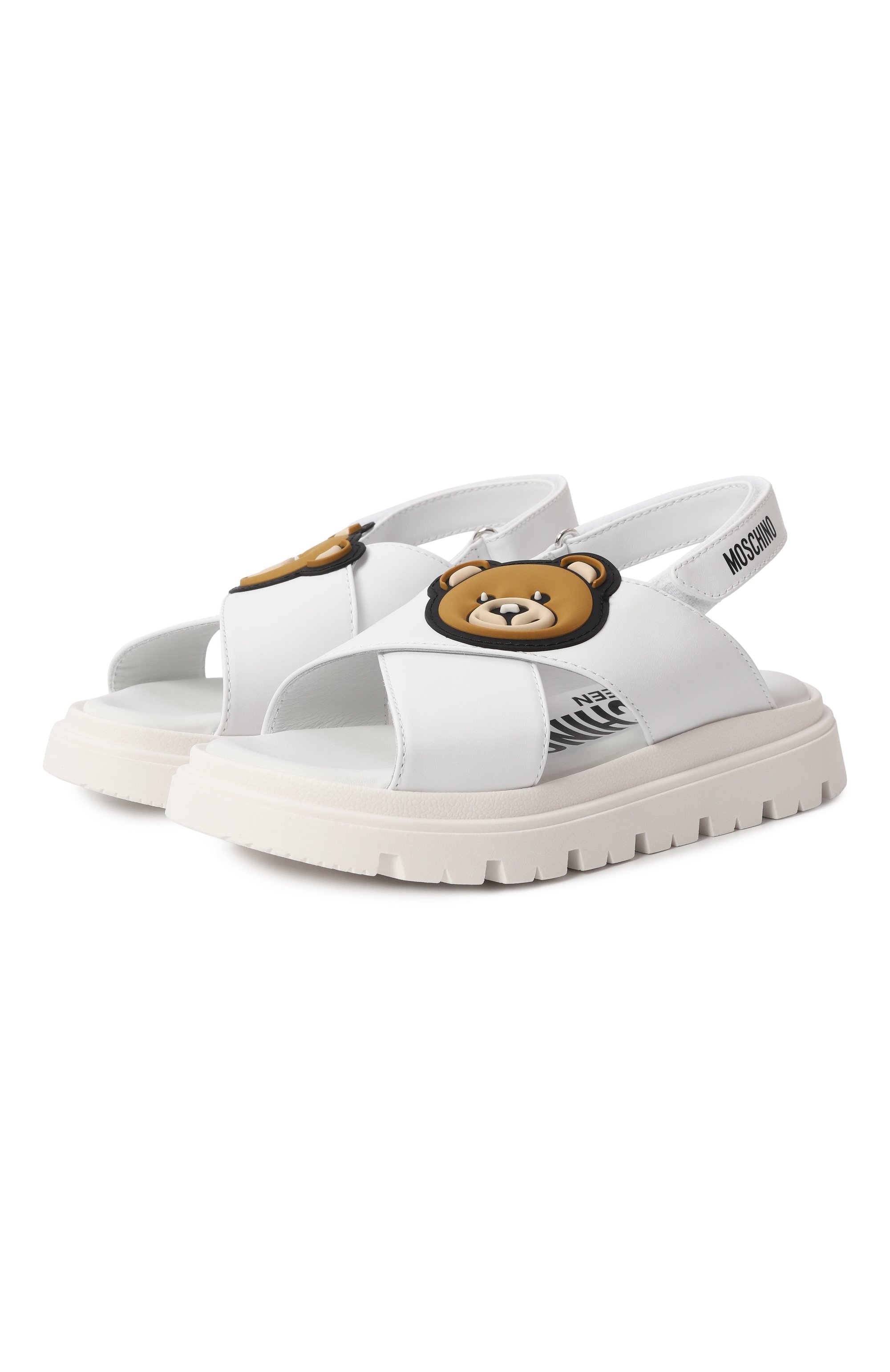 Кожаные сандалии MOSCHINO, арт. 80547/VAR1/28-35, фото 1