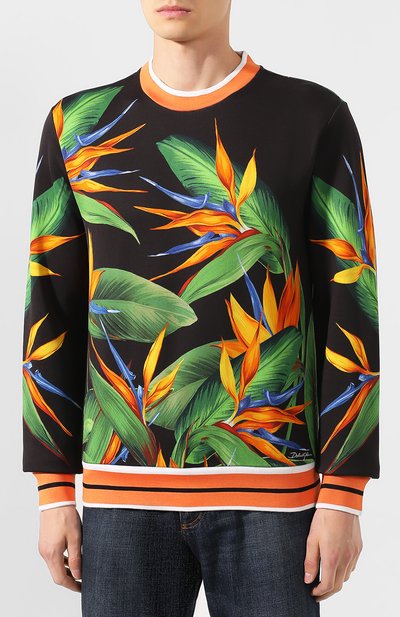 Хлопковый свитшот DOLCE & GABBANA, арт. G90W6T/HH71M, фото 3