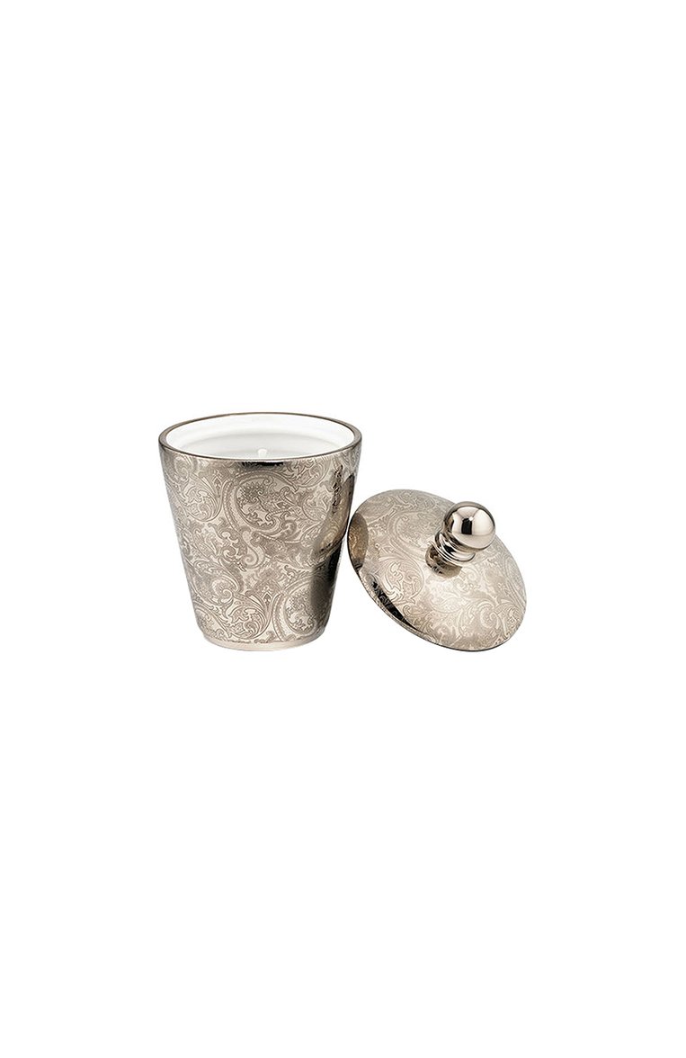 Подсвечник с крышкой platinum fine paisley STEFANO RICCI серебряного цвета, арт. 0ACAN002/VELIN2 | Фото 1 (Нос: Не проставлено; Региональные ограничения белый список (Axapta Mercury): Не проставлено; Ограничения доставки: fragile-2, flammable)