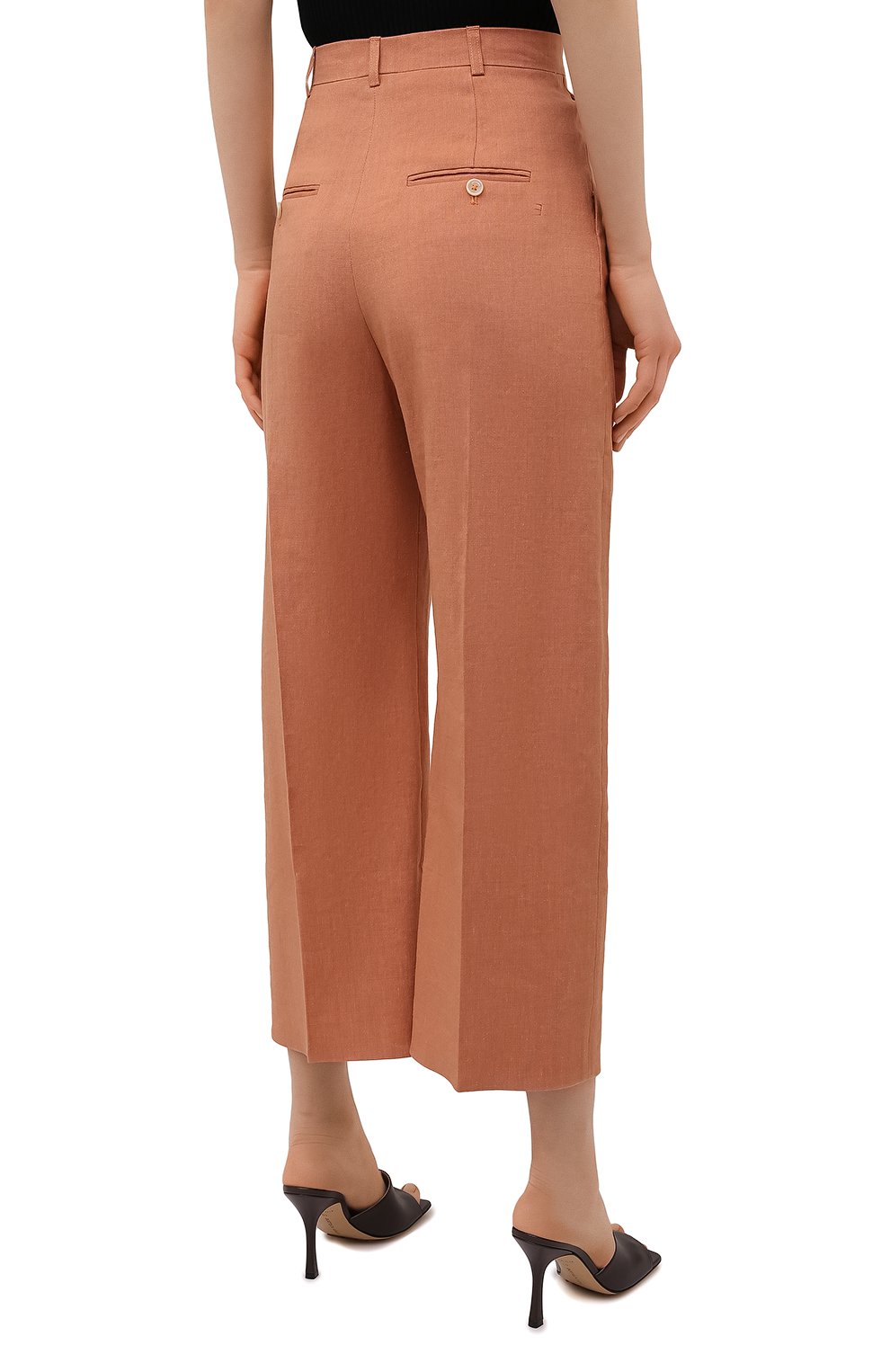 Брюки JACQUEMUS светло-розового цвета по цене 49950 руб., арт. 211PA02/103840, фото 4 Брюки JACQUEMUS, арт. 211PA02/103840, фото 4