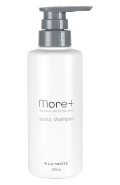 Шампунь для поврежденных волос more + scalp shampoo (300ml) LA MENTE бесцветного цвета, арт. 4543802603377 | Фото 1 (Тип продукта: Шампуни; Региональные ограничения белый список (Axapta Mercury): Не проставлено; Назначение: Для волос; Нос: Не проставлено; Тип волос: Поврежденные)