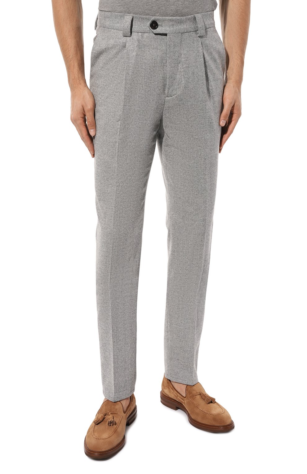 Шерстяные брюки BRUNELLO CUCINELLI, арт. ME258B2200, фото 3