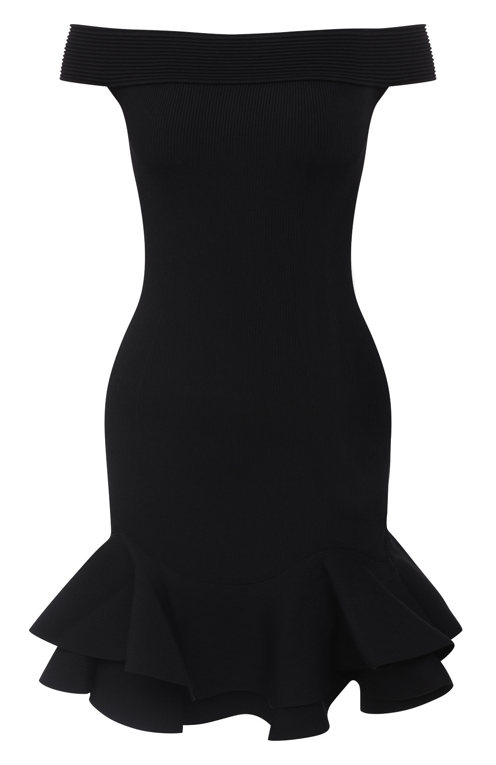 Платье из вискозы ALEXANDER MCQUEEN, арт. 633641/Q1APM, фото 1