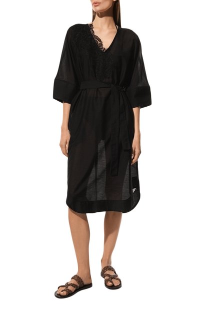 Туника из хлопка и шелка LILA EUGENIE, арт. 2327 MIDI, фото 3