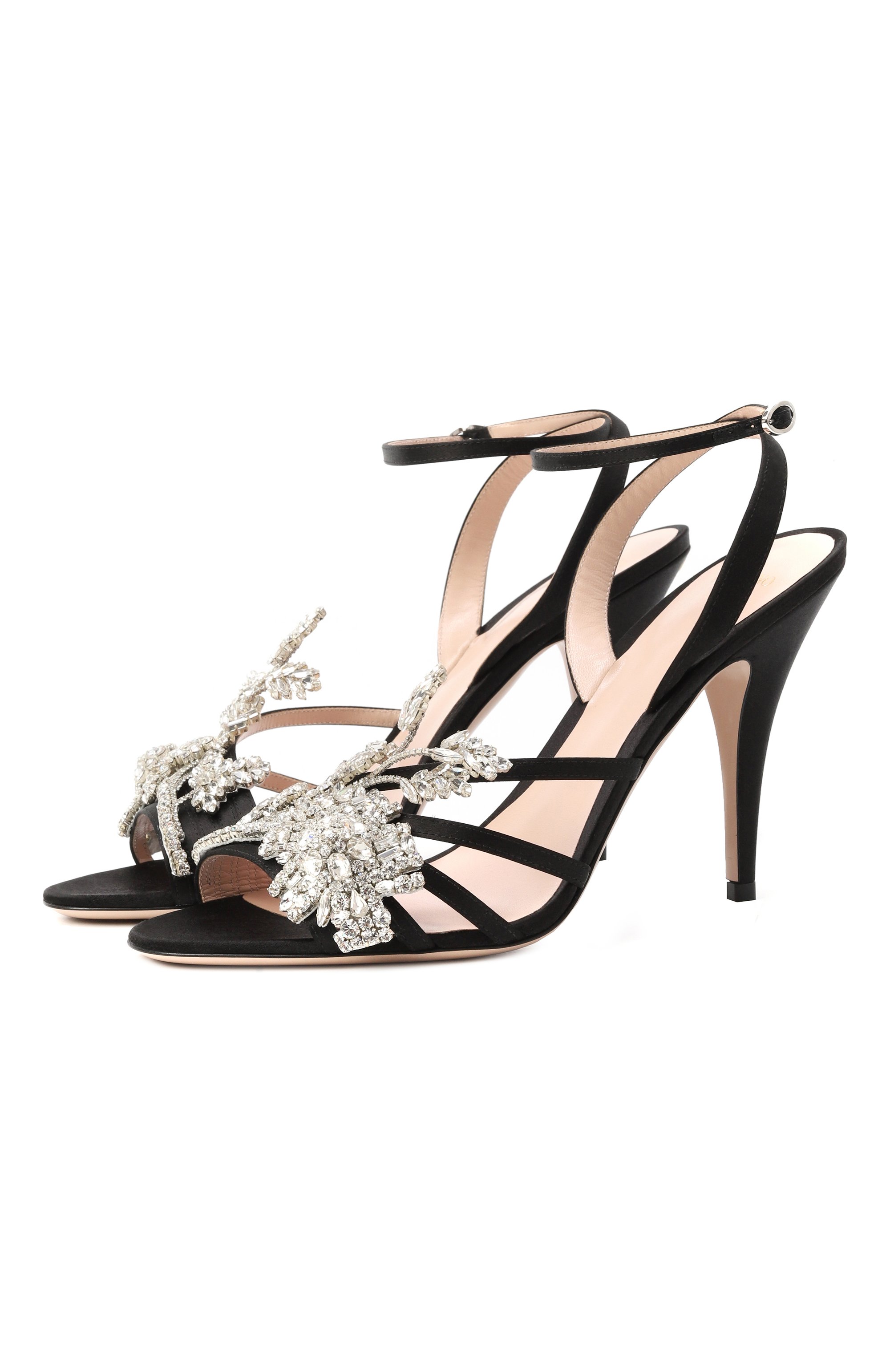 Текстильные босоножки ladycrush 100 VALENTINO, арт. 7W2S0MR6/GYK, фото 1