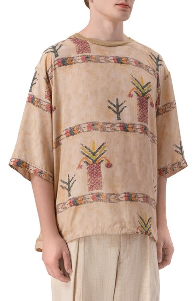 Шелковая футболка GIORGIO ARMANI, арт. GM003573/TE20890, фото 3