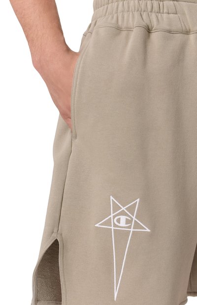 Хлопковые шорты rick owens x champion RICK OWENS, арт. CM01E1683/CHFE, фото 5