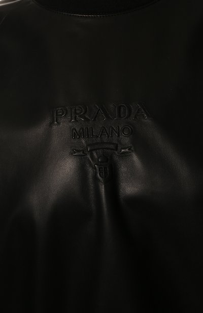 Кожаный свитшот PRADA, арт. 54282-08P-F0002, фото 5