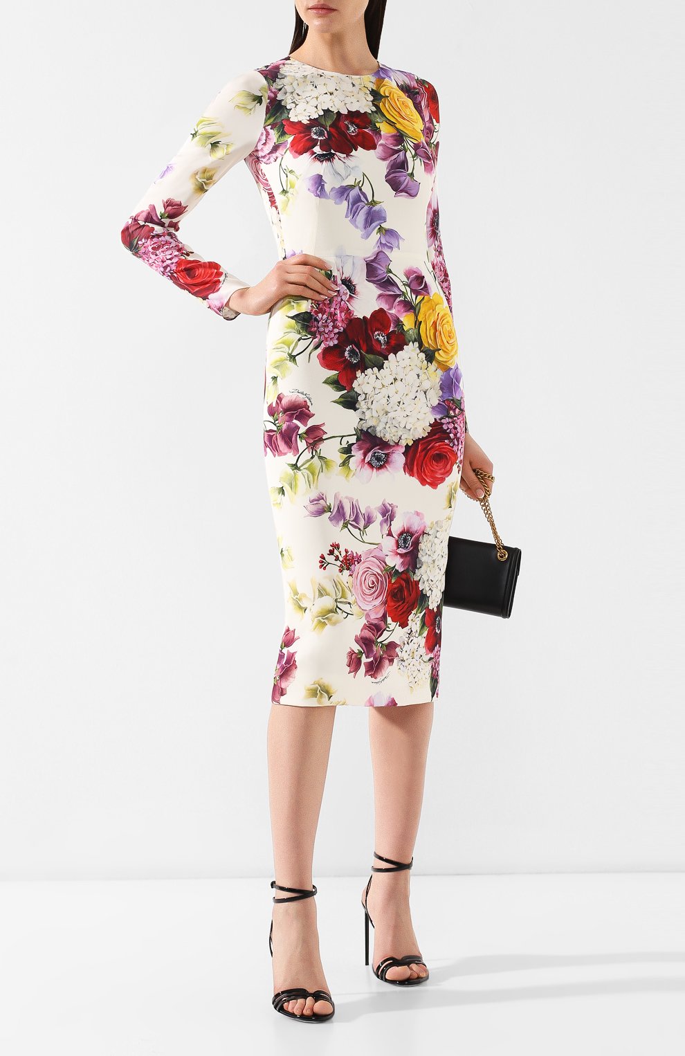 Шелковое платье DOLCE & GABBANA, арт. F66V7T/FSAX3, фото 2