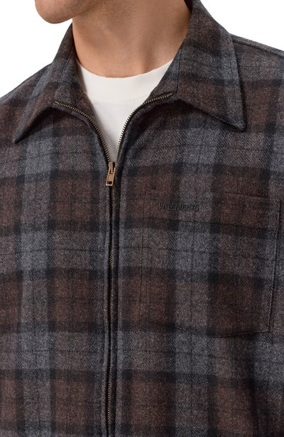 Шерстяная куртка-рубашка VETEMENTS разноцветного цвета по цене 109500 руб., арт. MH27SH064BC, фото 5 Шерстяная куртка-рубашка VETEMENTS, арт. MH27SH064BC, фото 5