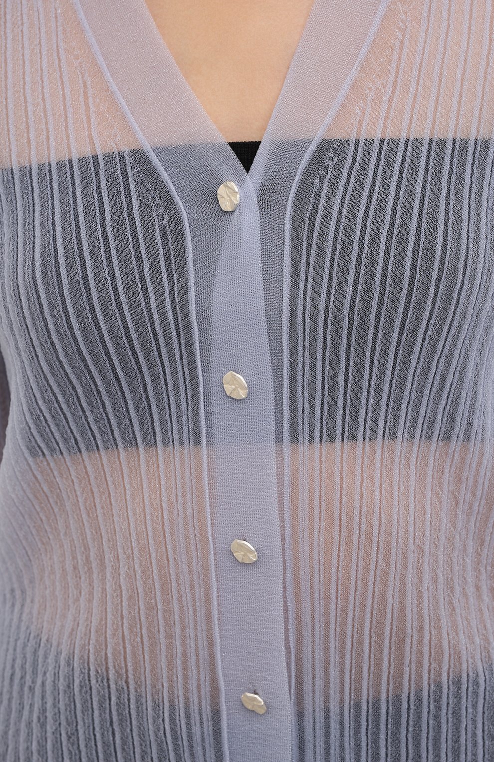 Кардиган ACNE STUDIOS голубого цвета по цене 69950 руб., арт. A60274, фото 5 Кардиган ACNE STUDIOS, арт. A60274, фото 5